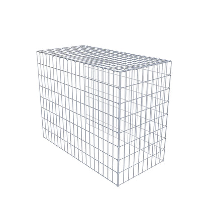 Gabião Tipo 4 100 cm x 80 cm x 50 cm (C x A x P), malhagem 5 cm x 10 cm, anel C
