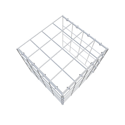 Monteret gabion type 4 40 cm x 40 cm x 40 cm (L x H x D), maskestørrelse 10 cm x 10 cm, C-ring