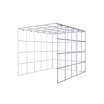 Extra gabion typ 4 50 cm x 40 cm x 40 cm (L x H x D), maskstorlek 10 cm x 10 cm, C-ring
