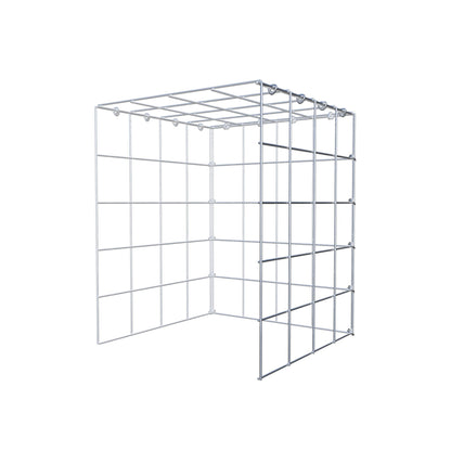 Extra gabion typ 4 50 cm x 40 cm x 40 cm (L x H x D), maskstorlek 10 cm x 10 cm, C-ring
