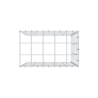Gabião Tipo 4 50 cm x 50 cm x 30 cm (C x A x P), malhagem 10 cm x 10 cm, anel C