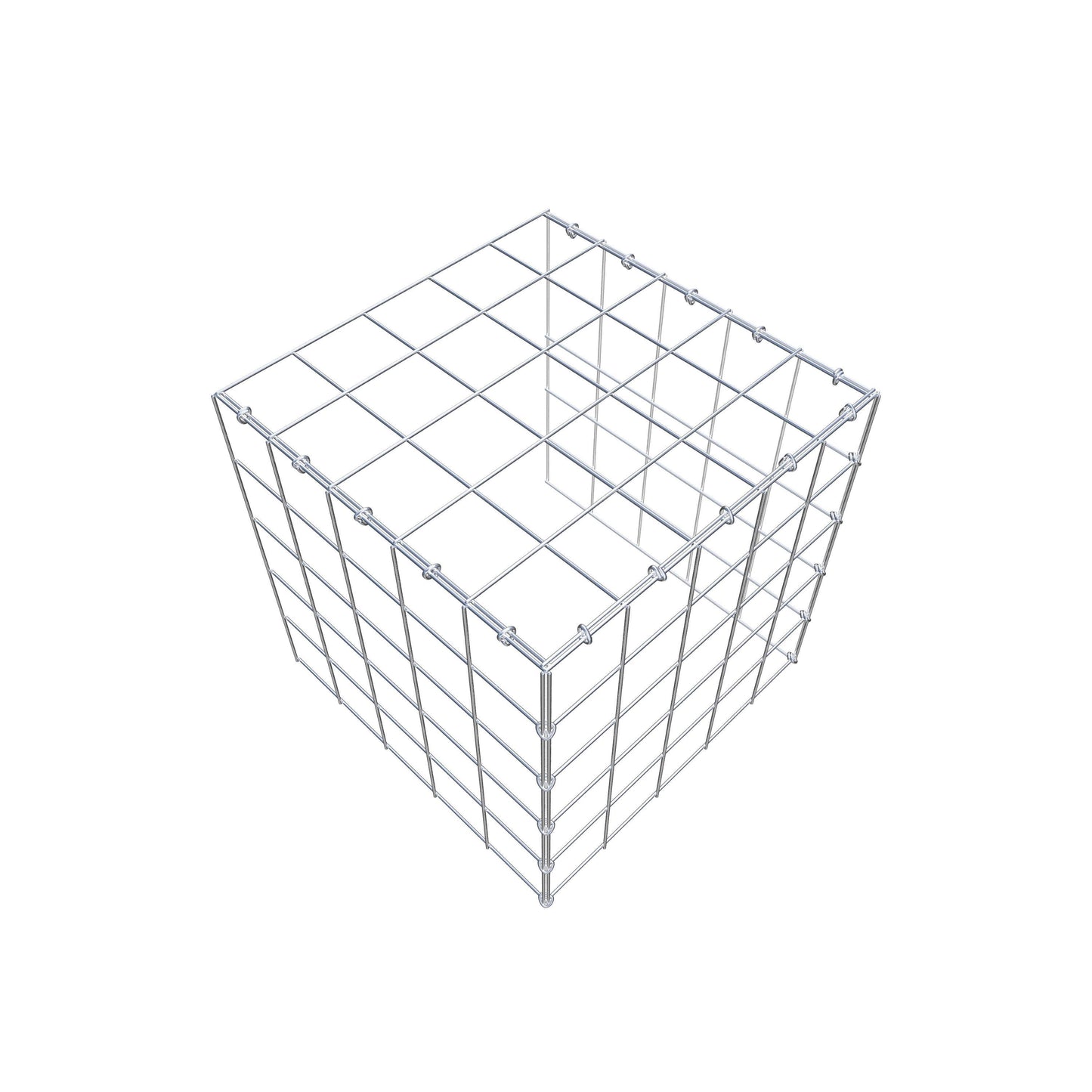 Gavión adicional tipo 4 50 cm x 50 cm x 50 cm (L x A x P), malla 10 cm x 10 cm, anillo en C