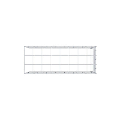 Extra gabion typ 4 80 cm x 40 cm x 30 cm (L x H x D), maskstorlek 10 cm x 10 cm, C-ring