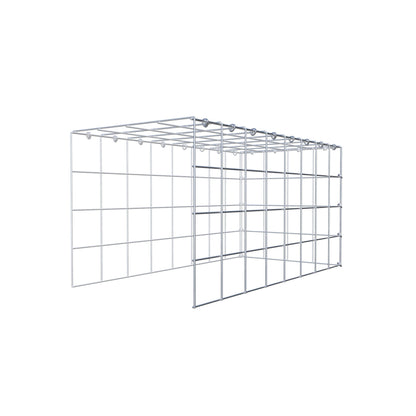 Gabião Tipo 4 80 cm x 40 cm x 40 cm (C x A x P), malhagem 10 cm x 10 cm, anel C