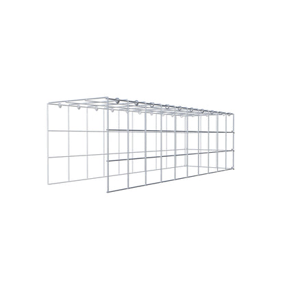 Gavión adicional tipo 4 100 cm x 30 cm x 30 cm (L x A x P), malla 10 cm x 10 cm, anillo en C