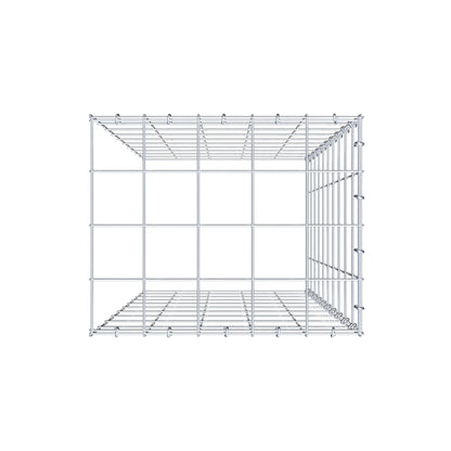 Gavión complementario de tipo 4 100 cm x 50 cm x 40 cm (L x A x P), malla 10 cm x 10 cm, anillo en C