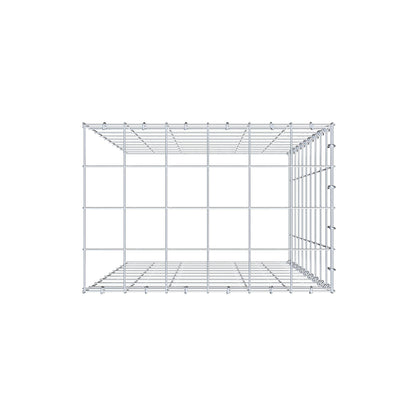 Gabião Tipo 4 100 cm x 60 cm x 40 cm (C x A x P), malhagem 10 cm x 10 cm, anel C