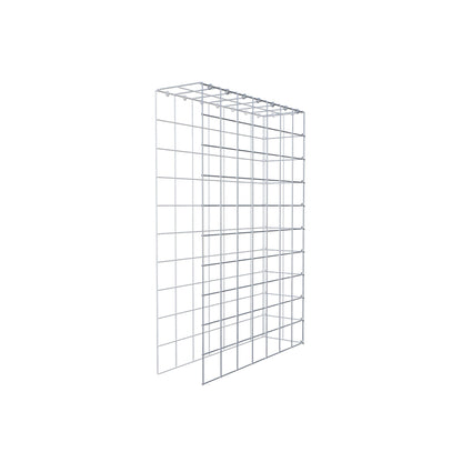 Monteret gabion type 4 100 cm x 70 cm x 20 cm (L x H x D), maskestørrelse 10 cm x 10 cm, C-ring