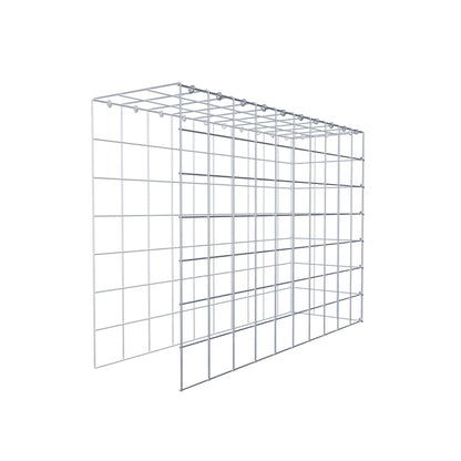Monteret gabion type 4 100 cm x 70 cm x 30 cm (L x H x D), maskestørrelse 10 cm x 10 cm, C-ring