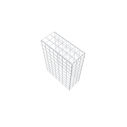 Monteret gabion type 4 100 cm x 70 cm x 30 cm (L x H x D), maskestørrelse 10 cm x 10 cm, C-ring