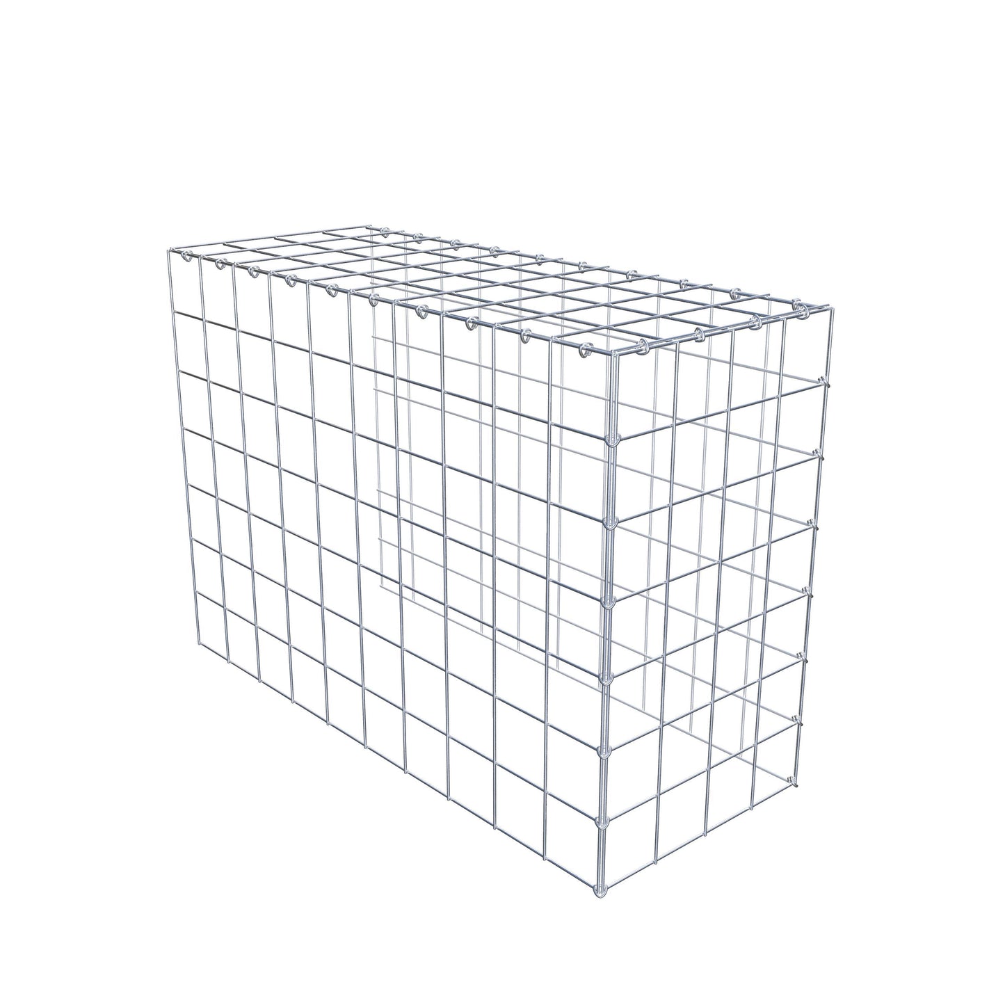 Anbaugabione Typ 4 100 cm x 70 cm x 40 cm (L x H x T), Maschenweite 10 cm x 10 cm, C-Ring