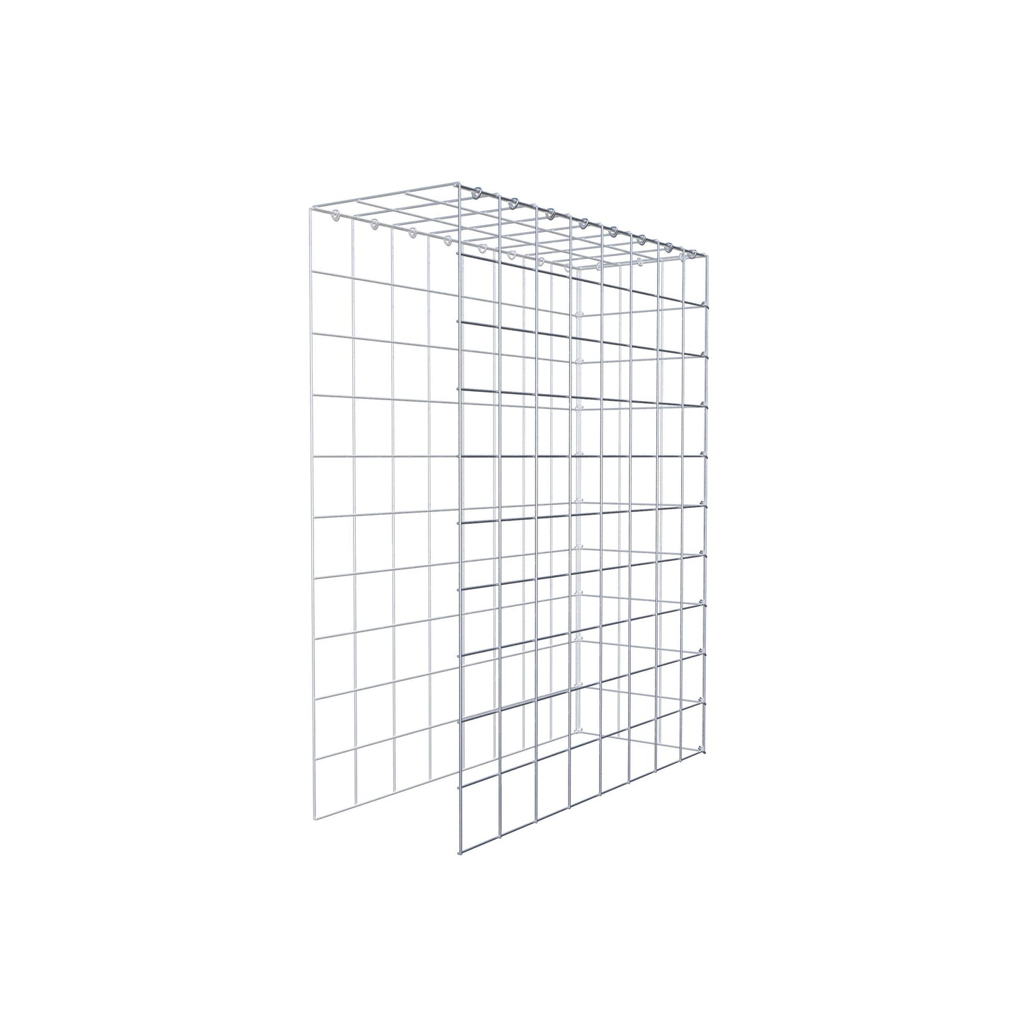 Extra gabion typ 4 100 cm x 80 cm x 30 cm (L x H x D), maskstorlek 10 cm x 10 cm, C-ring