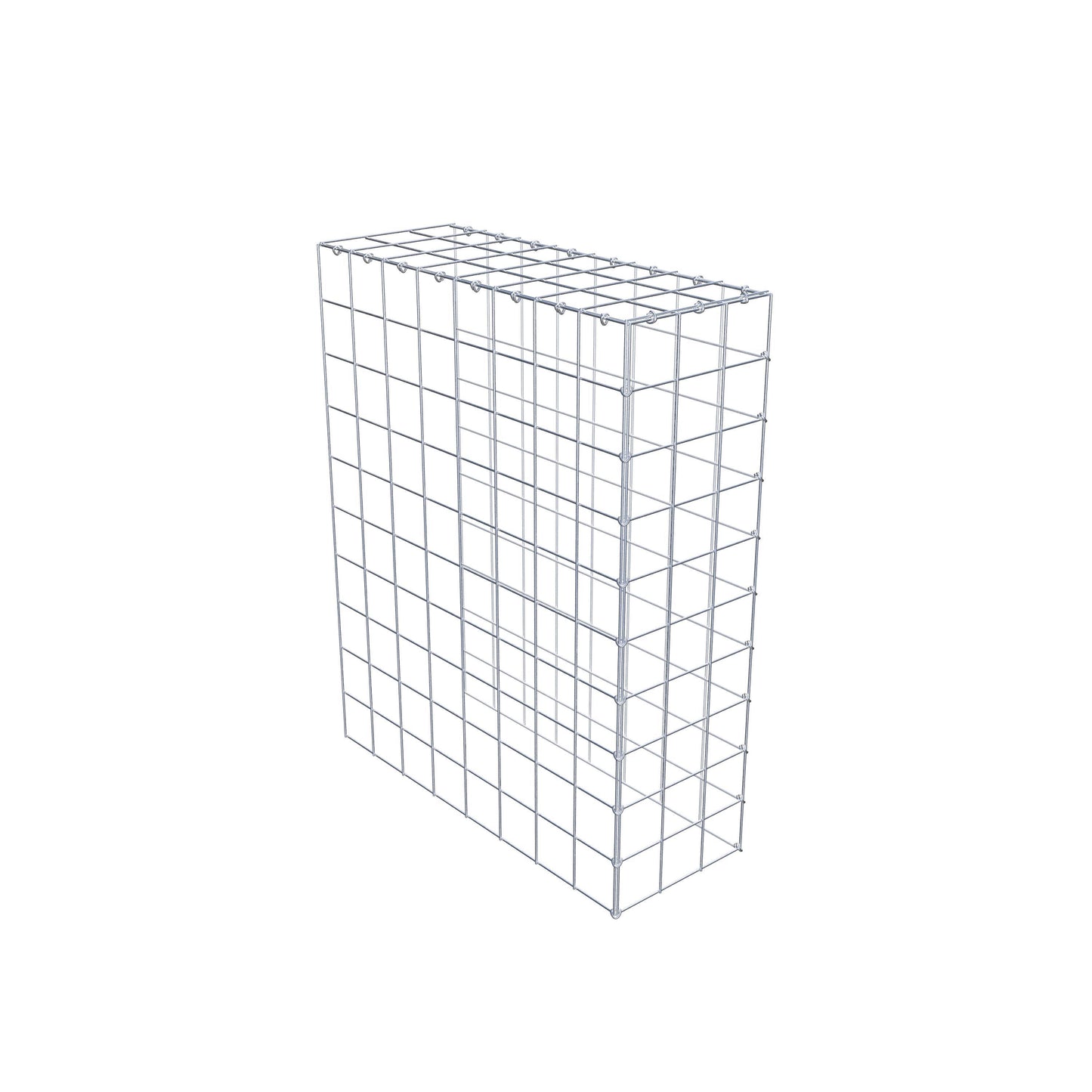 Extra gabion typ 4 100 cm x 80 cm x 30 cm (L x H x D), maskstorlek 10 cm x 10 cm, C-ring