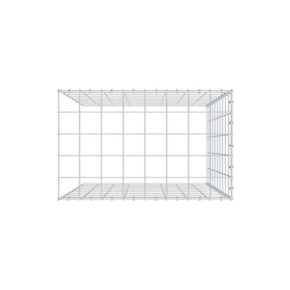 Gabião Tipo 4 100 cm x 80 cm x 50 cm (C x A x P), malhagem 10 cm x 10 cm, anel C