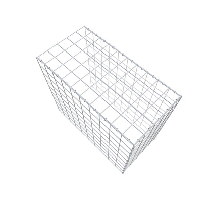 Monteret gabion type 4 100 cm x 90 cm x 50 cm (L x H x D), maskestørrelse 10 cm x 10 cm, C-ring