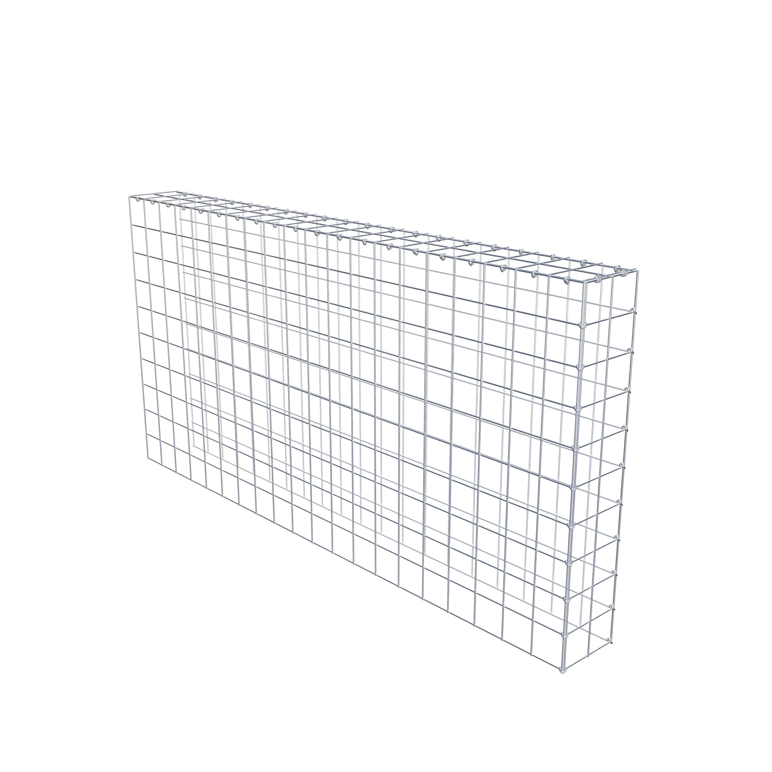 Anbaugabione Typ 4 200 cm x 100 cm x 20 cm (L x H x T), Maschenweite 10 cm x 10 cm, C-Ring