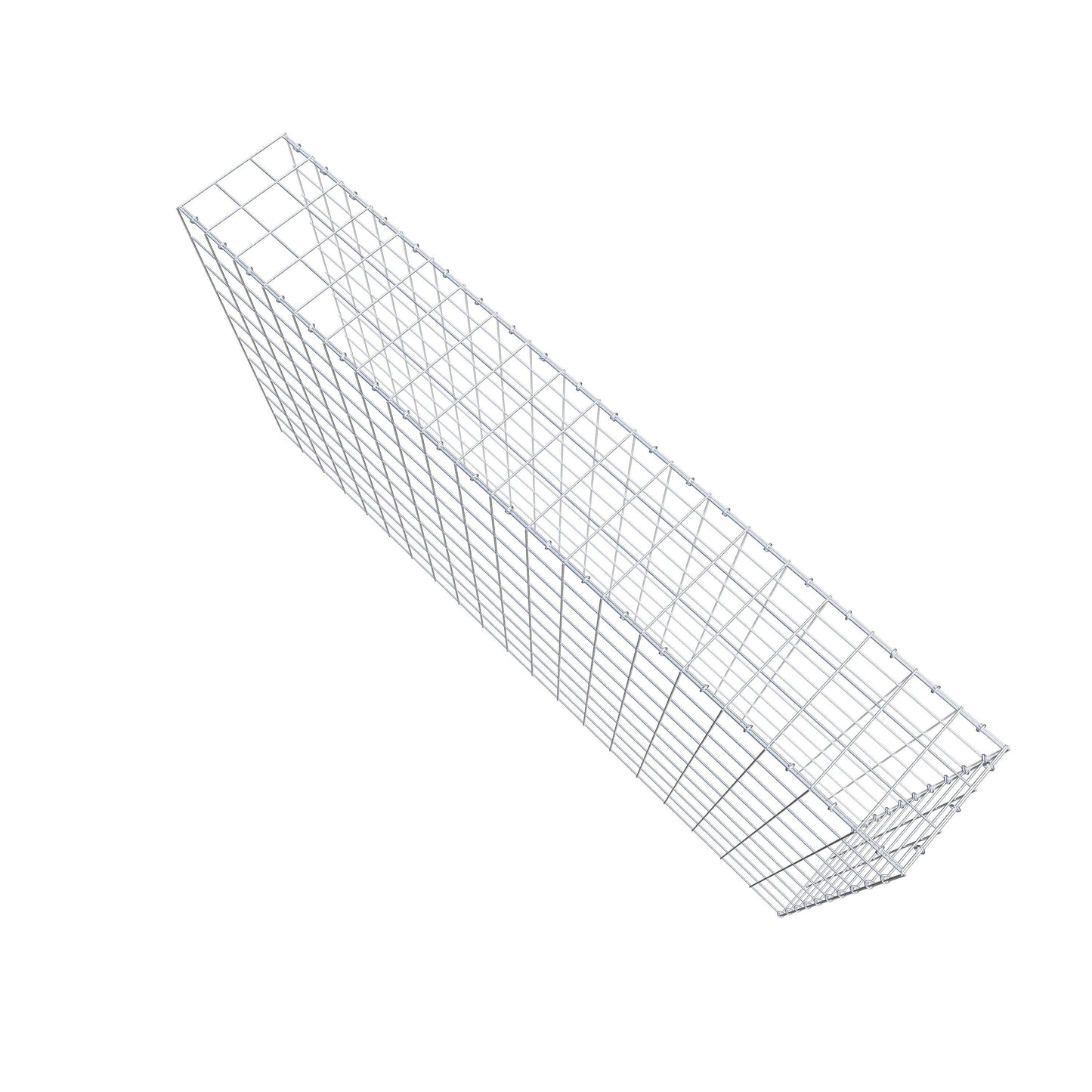 Extra gabion typ 4 200 cm x 100 cm x 30 cm (L x H x D), maskstorlek 10 cm x 10 cm, C-ring