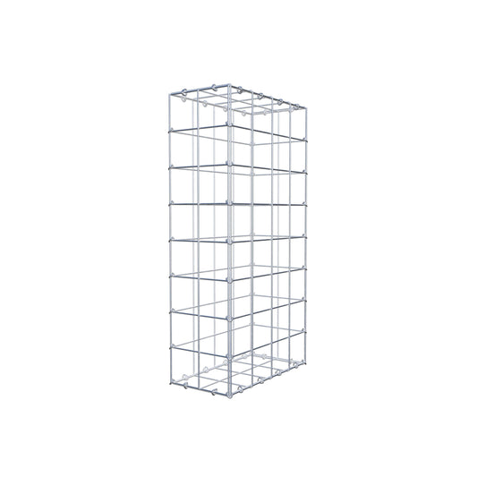 Gabion 80 cm x 40 cm x 20 cm (L x H x D), mesh size 10 cm x 10 cm, C-ring