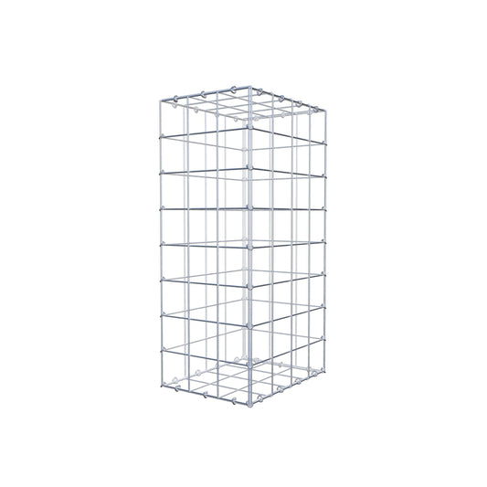 Gabion 80 cm x 40 cm x 30 cm (L x H x D), mesh size 10 cm x 10 cm, C-ring