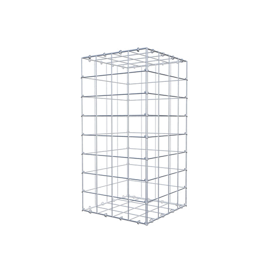 Gabion 80 cm x 40 cm x 40 cm (L x H x D), mesh size 10 cm x 10 cm, C-ring