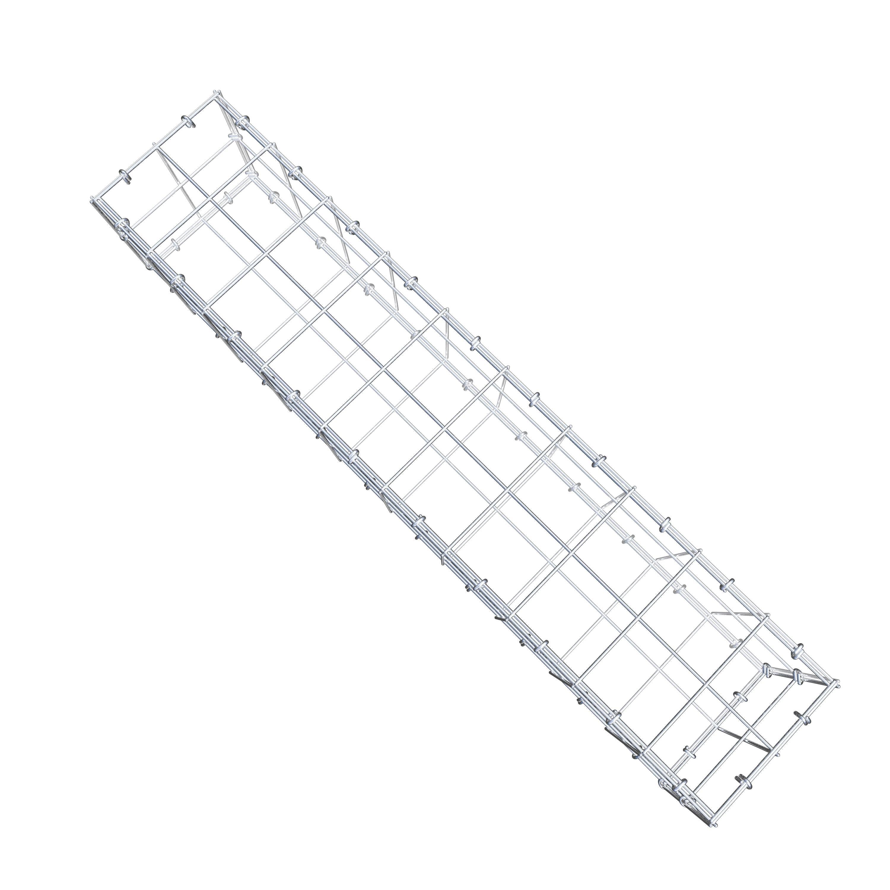 Gabione 100 cm x 20 cm x 20 cm (L x H x T), Maschenweite 10 cm x 10 cm, C-Ring