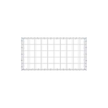 Gabion 100 cm x 20 cm x 50 cm (L x H x D), maskstorlek 10 cm x 10 cm, C-ring