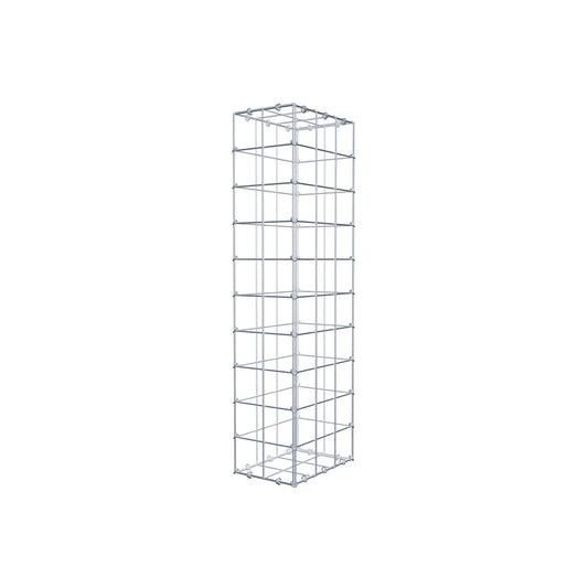 Gabion 100 cm x 30 cm x 20 cm (L x H x D), maskestørrelse 10 cm x 10 cm, C-ring