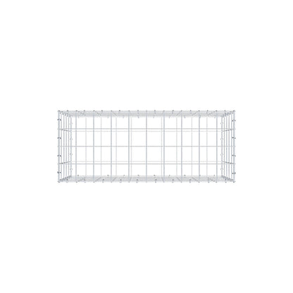 Gavión 100 cm x 50 cm x 40 cm (L x A x P), malla 10 cm x 10 cm, anillo en C