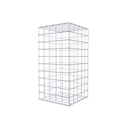 Gabion 100 cm x 50 cm x 50 cm (L x H x P), mailles 10 cm x 10 cm, anneau en C