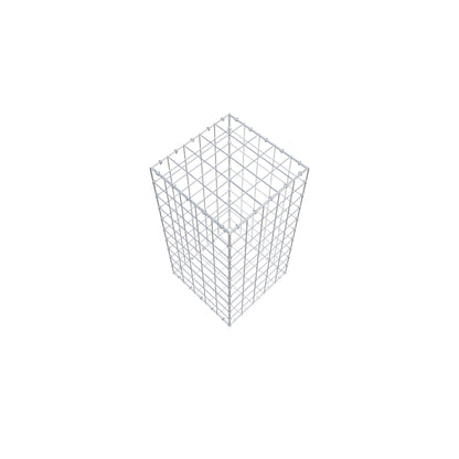 Gabion 100 cm x 50 cm x 50 cm (L x H x P), mailles 10 cm x 10 cm, anneau en C