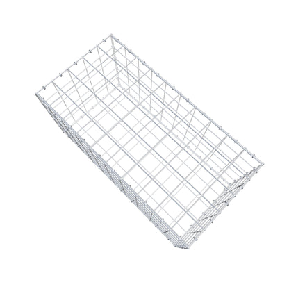 Gabion 100 cm x 50 cm x 50 cm (L x H x P), mailles 10 cm x 10 cm, anneau en C