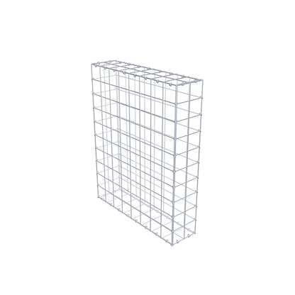 Gabion 100 cm x 80 cm x 20 cm (L x H x D), maskestørrelse 10 cm x 10 cm, C-ring