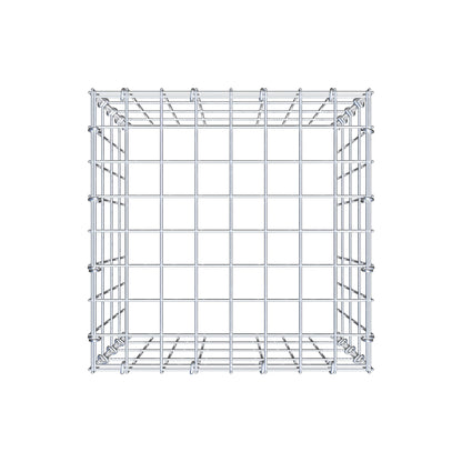 Monteret gabion type 3 40 cm x 40 cm x 40 cm (L x H x D), maskestørrelse 5 cm x 10 cm, C-ring