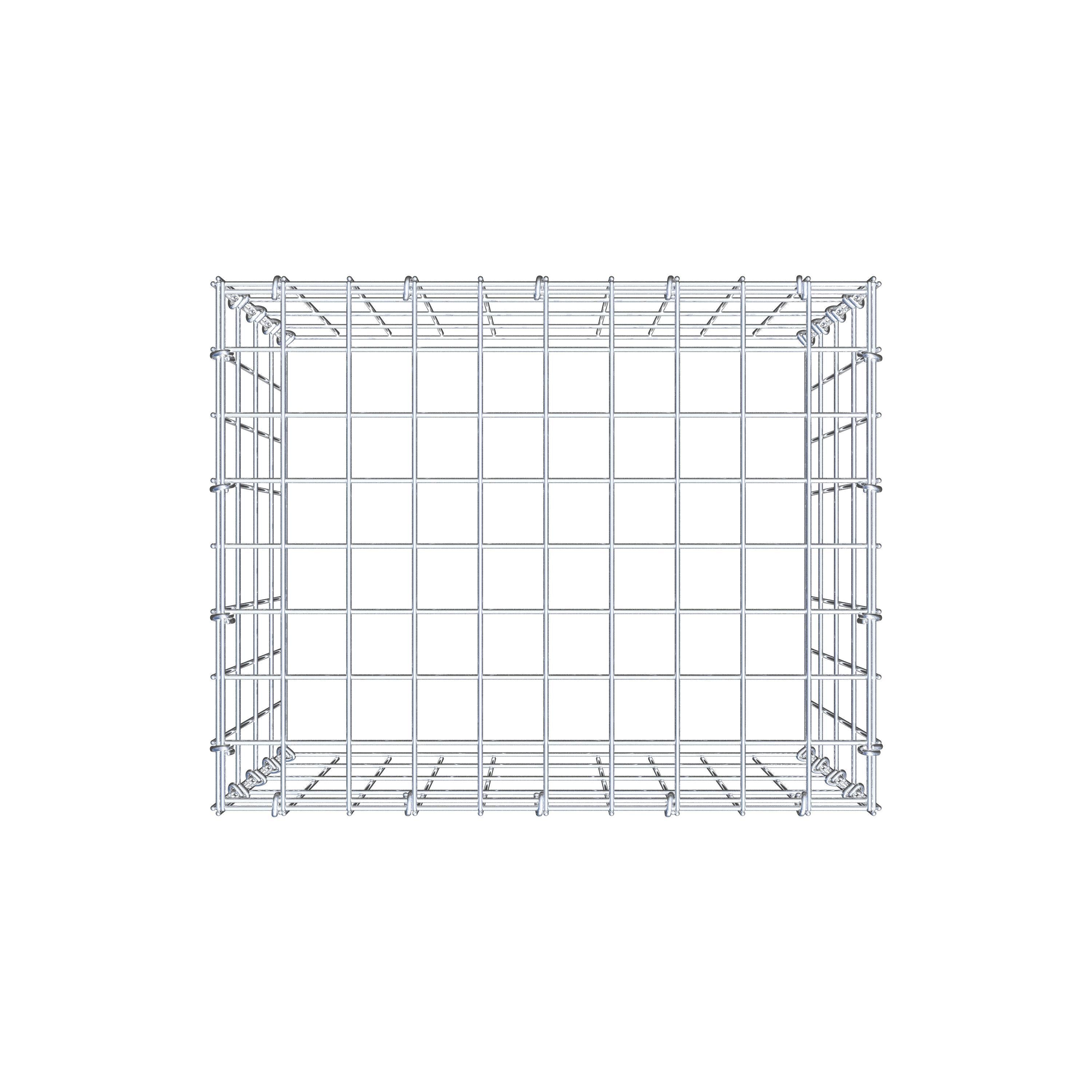 Gabião Tipo 3 50 cm x 40 cm x 40 cm (C x A x P), malhagem 5 cm x 10 cm, anel C