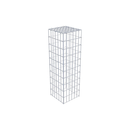 Typ 3 påbyggnadsgabion 100 cm x 30 cm x 30 cm (L x H x D), maskstorlek 5 cm x 10 cm, C-ring