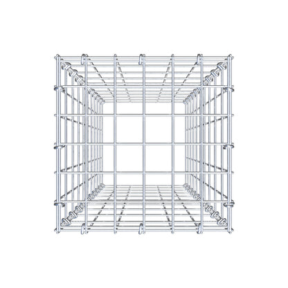 Typ 3 påbyggnadsgabion 100 cm x 30 cm x 30 cm (L x H x D), maskstorlek 5 cm x 10 cm, C-ring