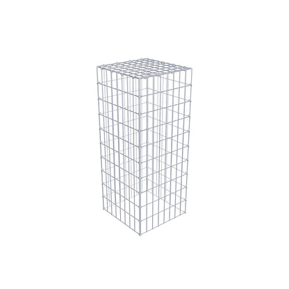 Typ 3 påbyggnadsgabion 100 cm x 40 cm x 40 cm (L x H x D), maskstorlek 5 cm x 10 cm, C-ring