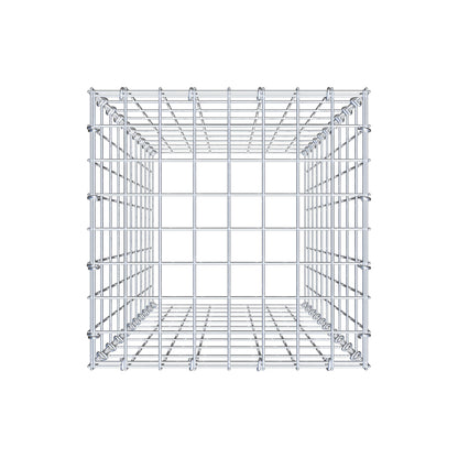 Typ 3 påbyggnadsgabion 100 cm x 40 cm x 40 cm (L x H x D), maskstorlek 5 cm x 10 cm, C-ring