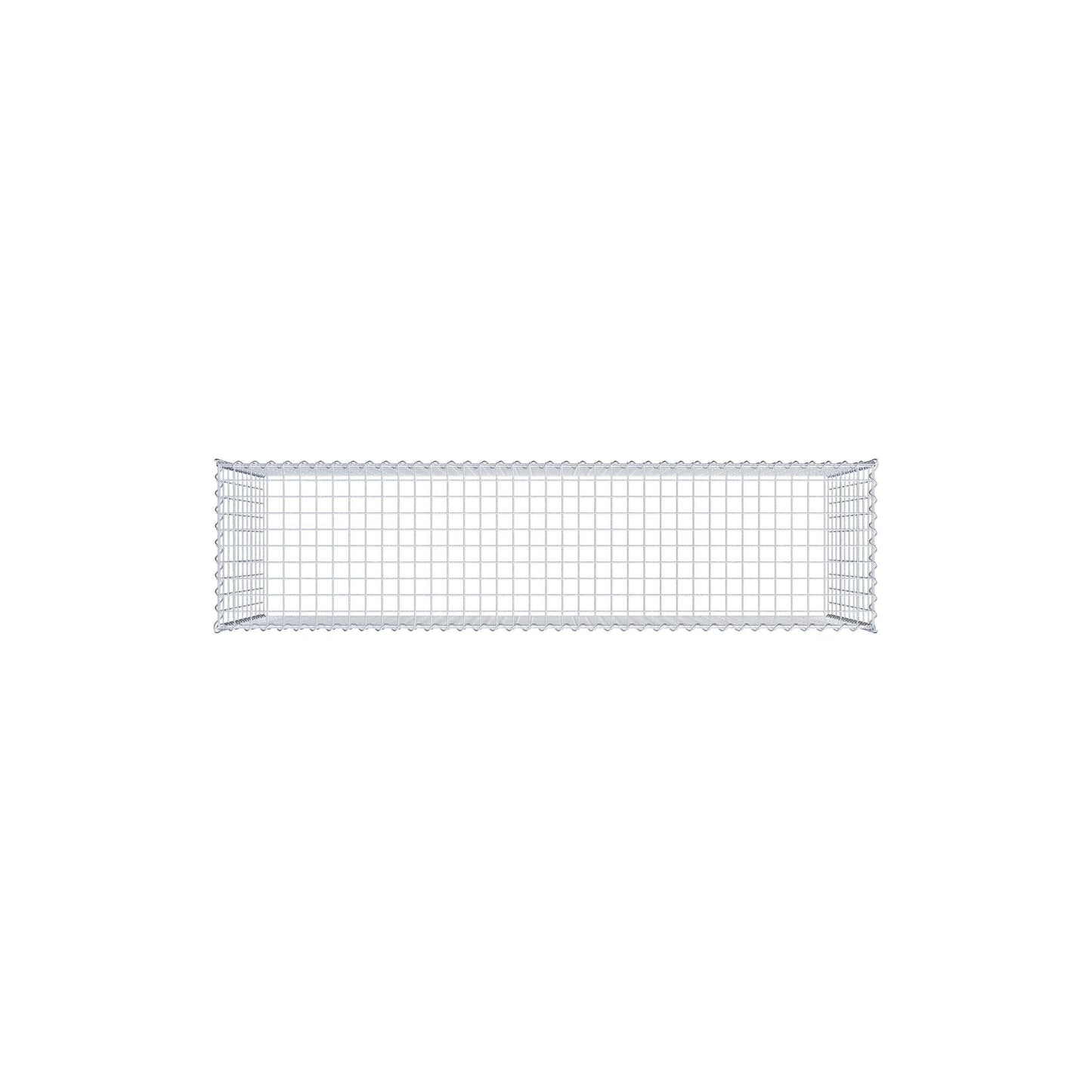 Opvokset gabion type 3 200 cm x 100 cm x 50 cm (L x H x D), maskestørrelse 5 cm x 10 cm, spiral