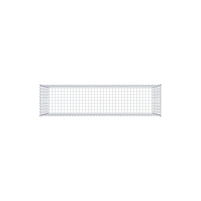 Opvokset gabion type 3 200 cm x 100 cm x 50 cm (L x H x D), maskestørrelse 5 cm x 10 cm, spiral