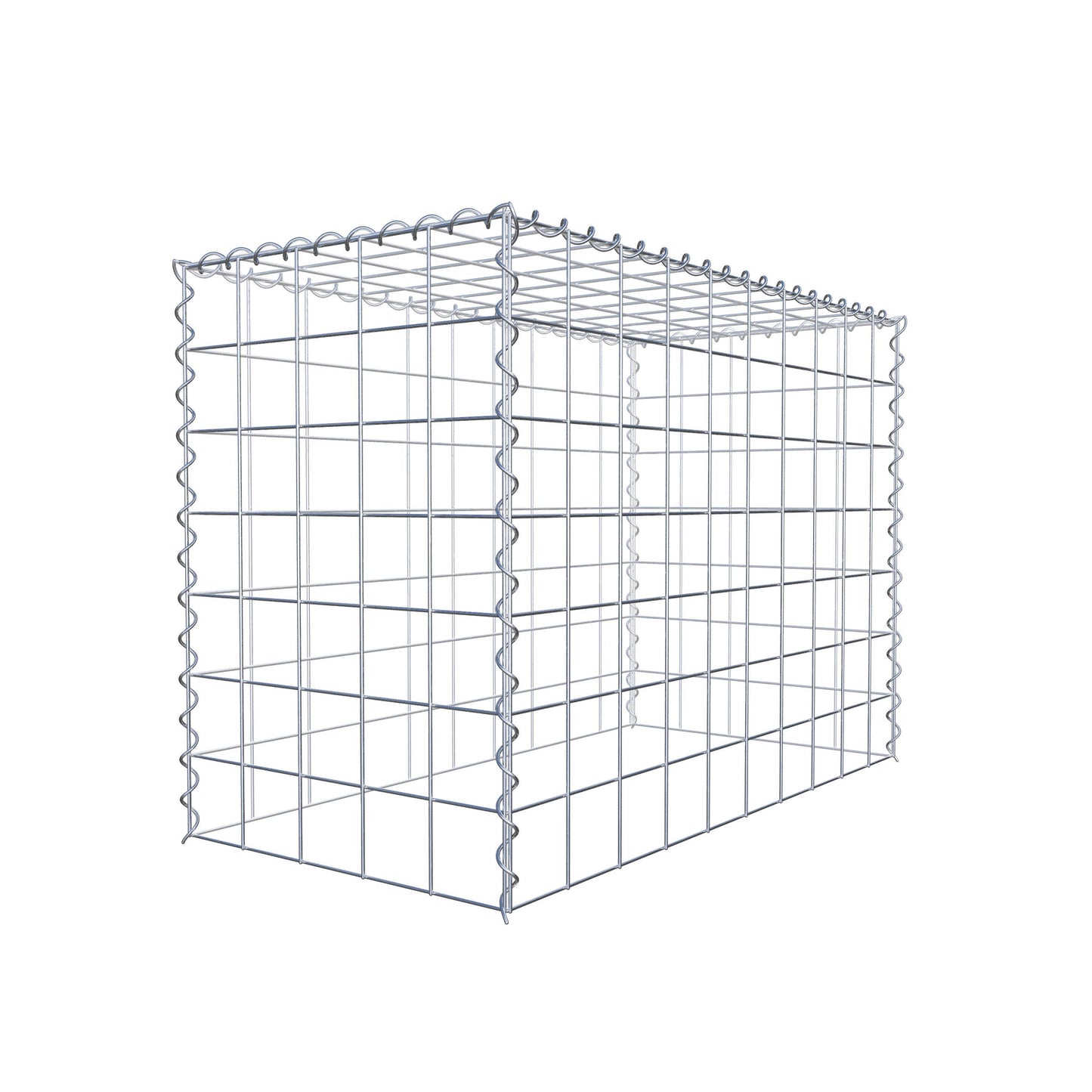 Grown-on gabion type 3 100 cm x 70 cm x 50 cm (L x H x D), mesh size 10 cm x 10 cm, spiral