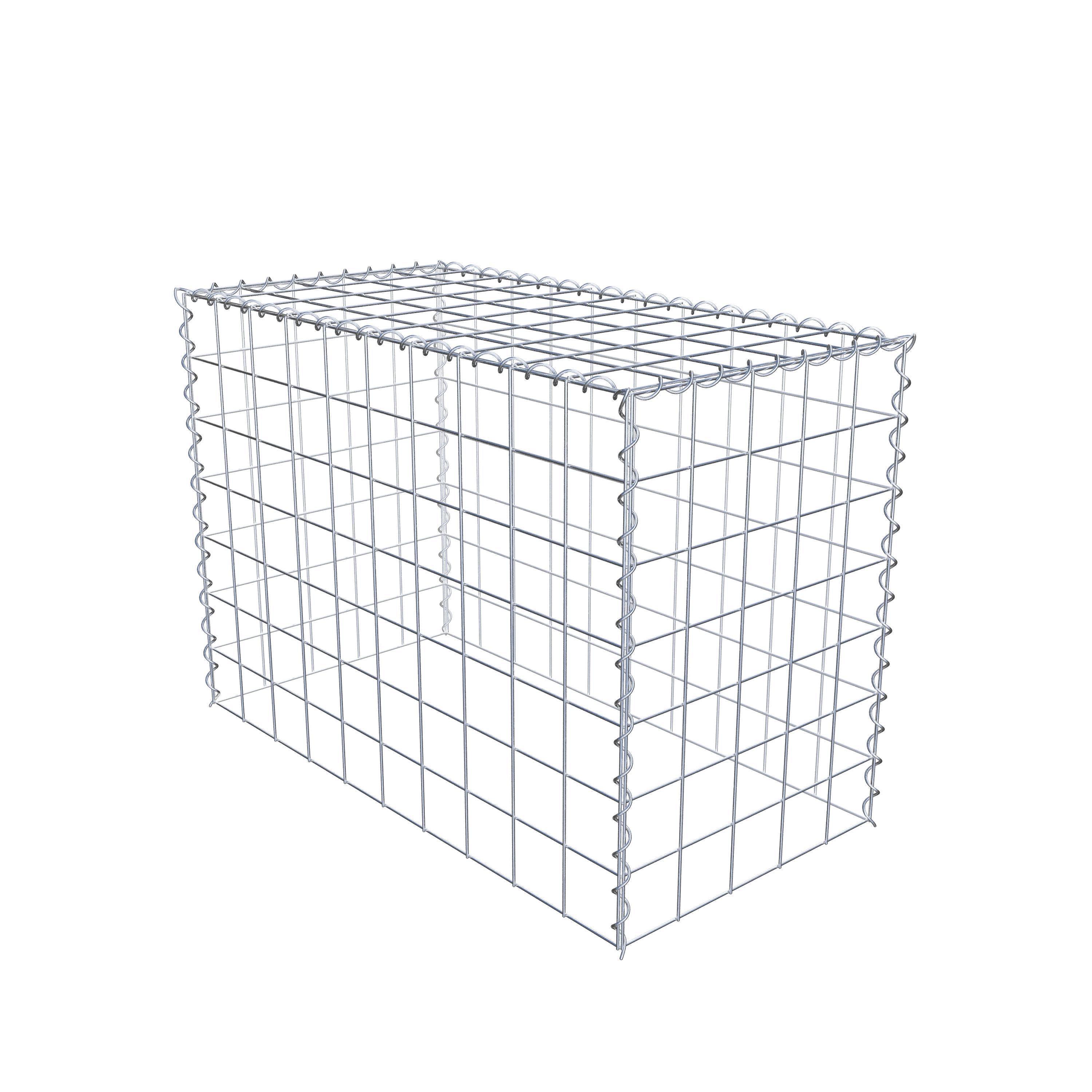 Grown-on gabion type 3 100 cm x 70 cm x 50 cm (L x H x D), mesh size 10 cm x 10 cm, spiral