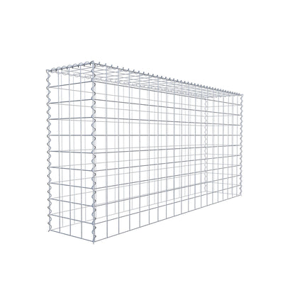 Grown-on gabion type 3 200 cm x 100 cm x 40 cm (L x H x D), mesh size 10 cm x 10 cm, spiral