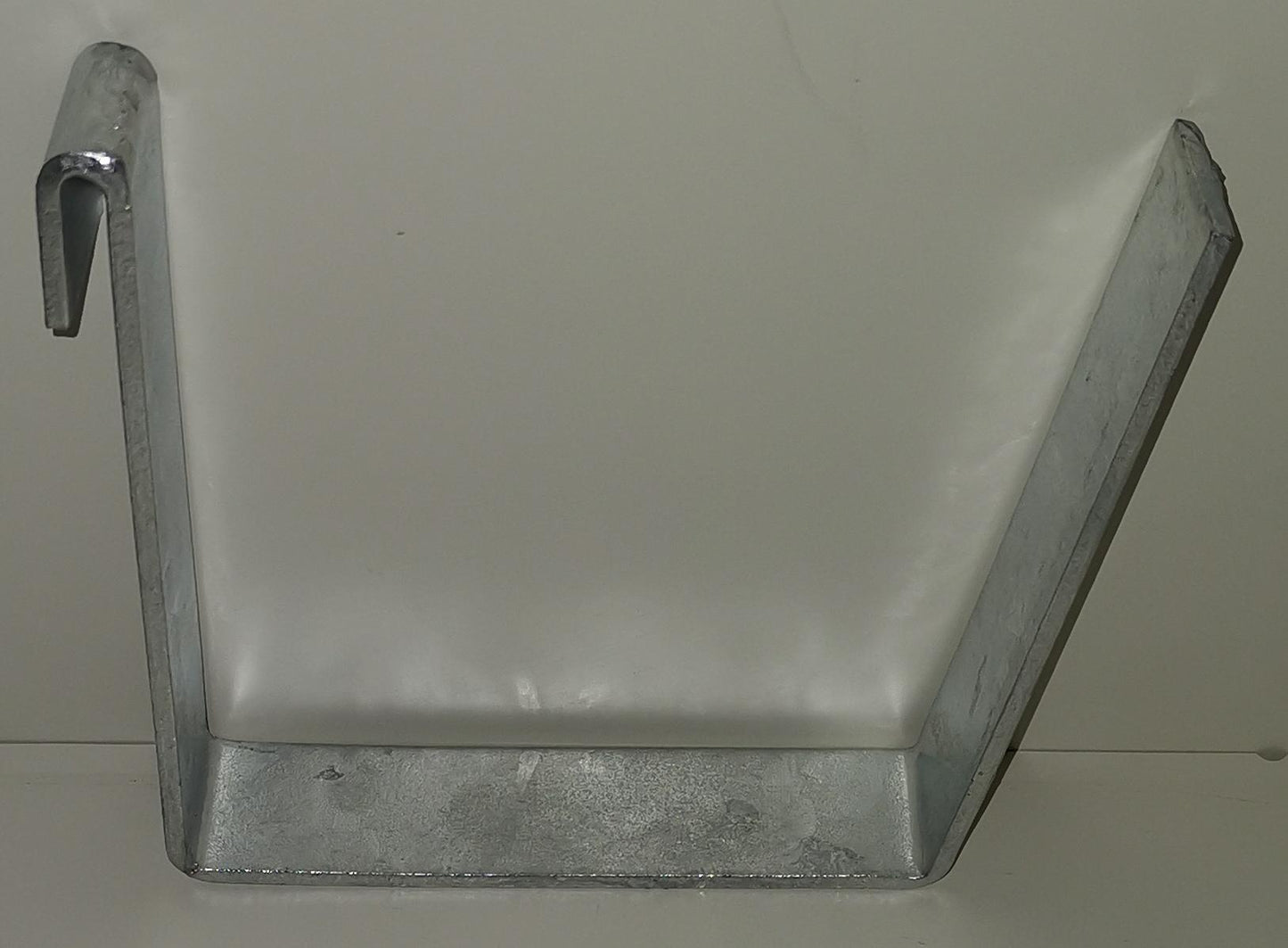 Suporte para caixa de flores galvanizado em conjunto de 3 para gabiões MW 5 x 10