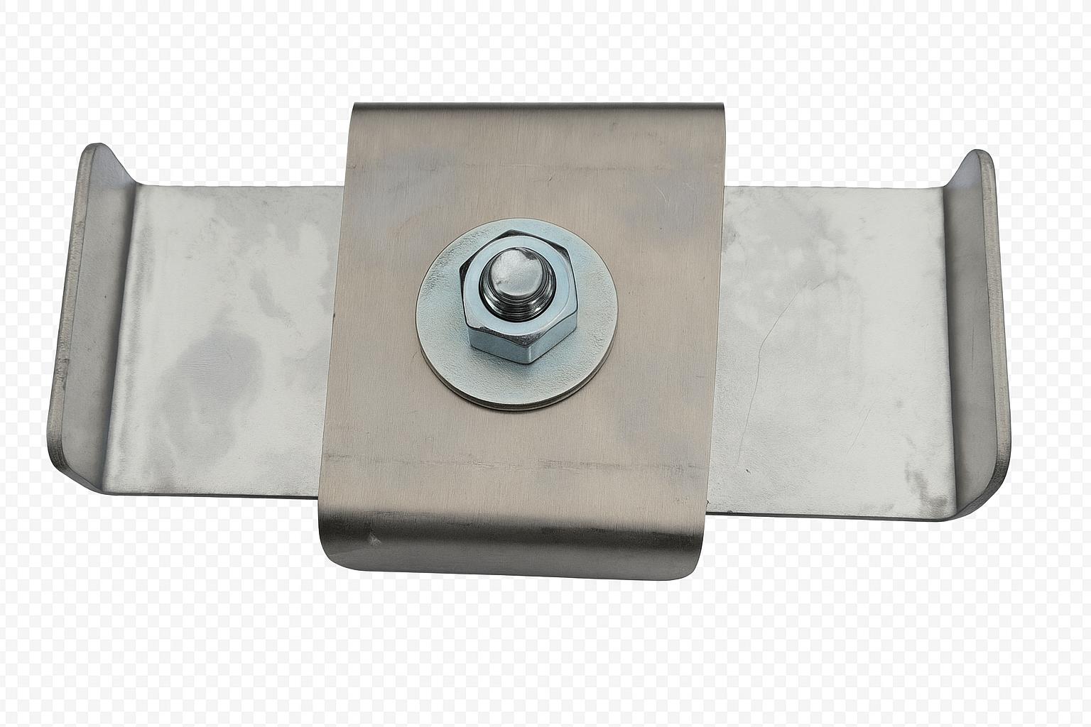 Klammer für 5 x 10 cm, Aluminium