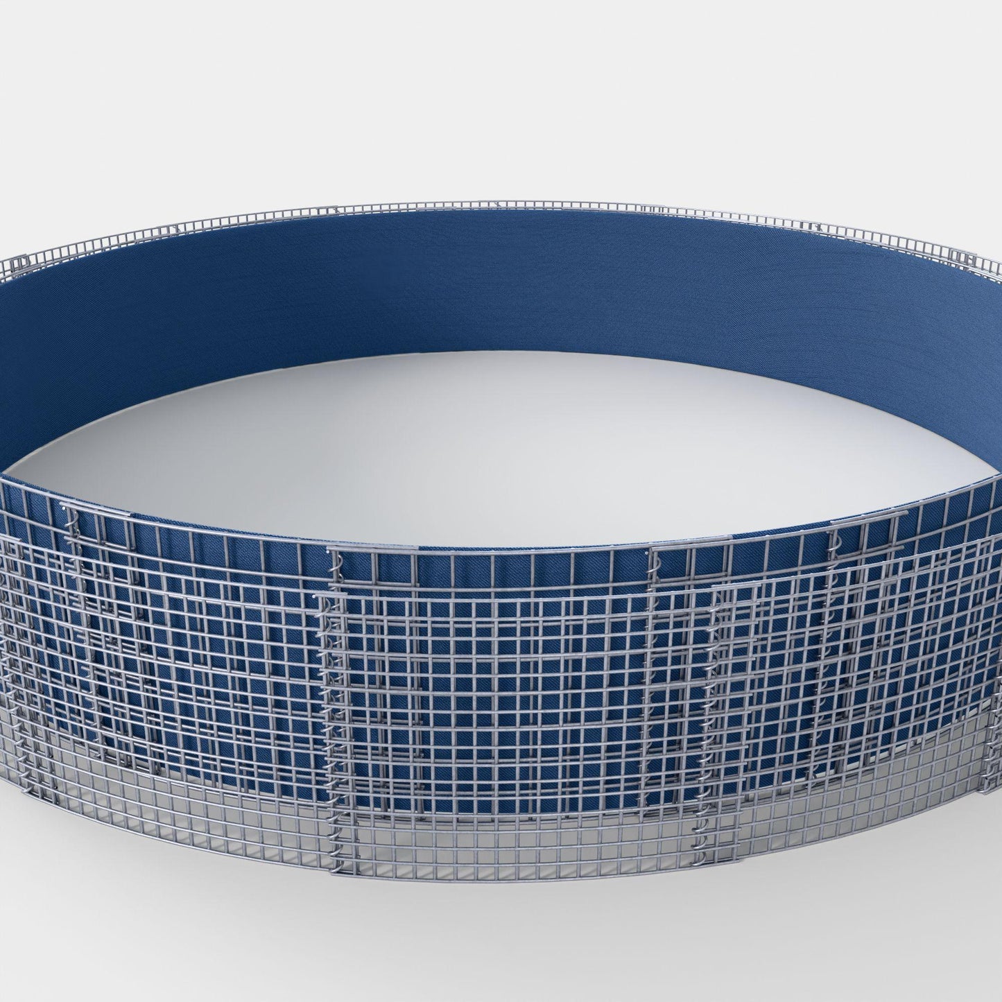 Hochbeet rund, Außendurchmesser 502 cm, Höhe 50 cm, Maschenweite 5 x 5 cm, Wandstärke 15 cm