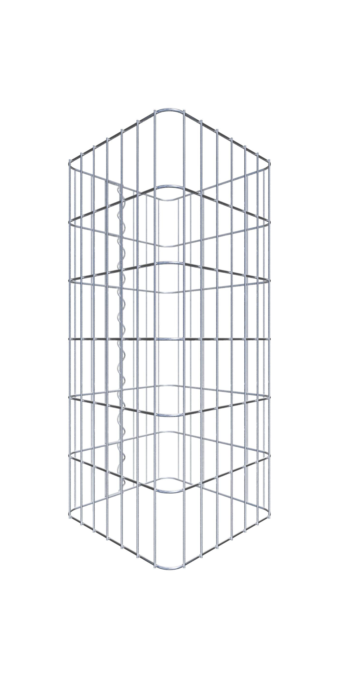 Gabione Saeule eckig 05x10 37x37 060