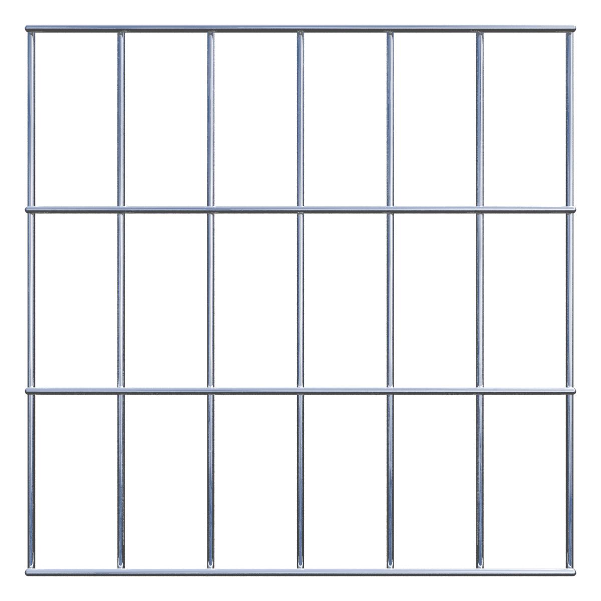 Dekorativt galler / spaljé (inklusive monteringsmaterial) maskstorlek 5 x 10 cm