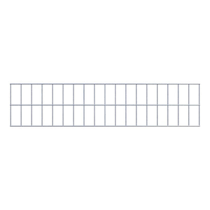 Dekorativt galler / spaljé (inklusive monteringsmaterial) maskstorlek 5 x 10 cm