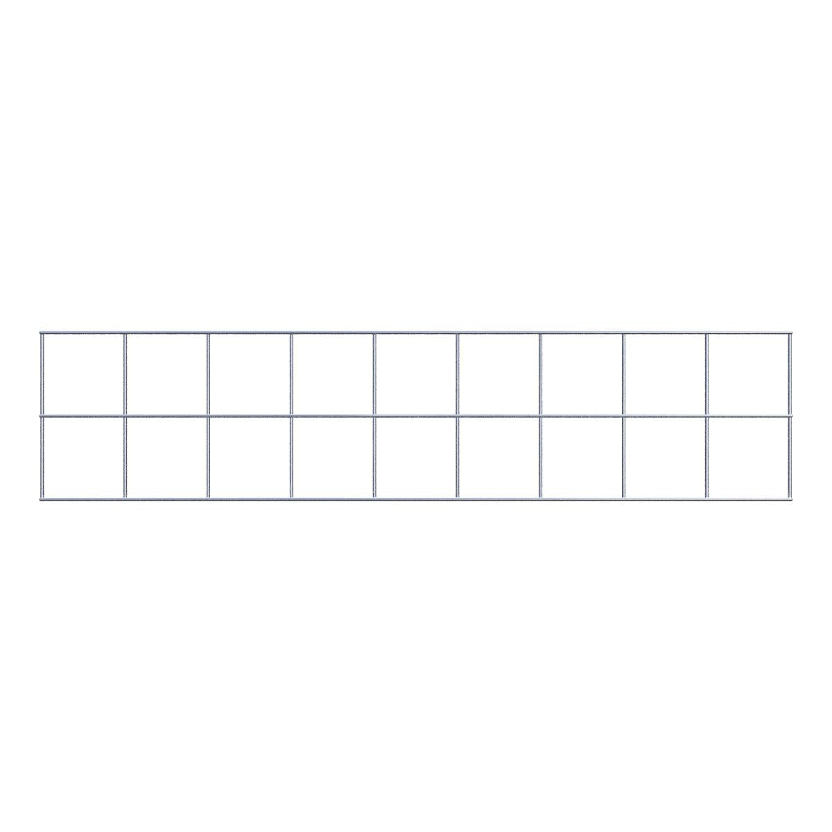 Grade 10 x 10 cm tamanho da malha